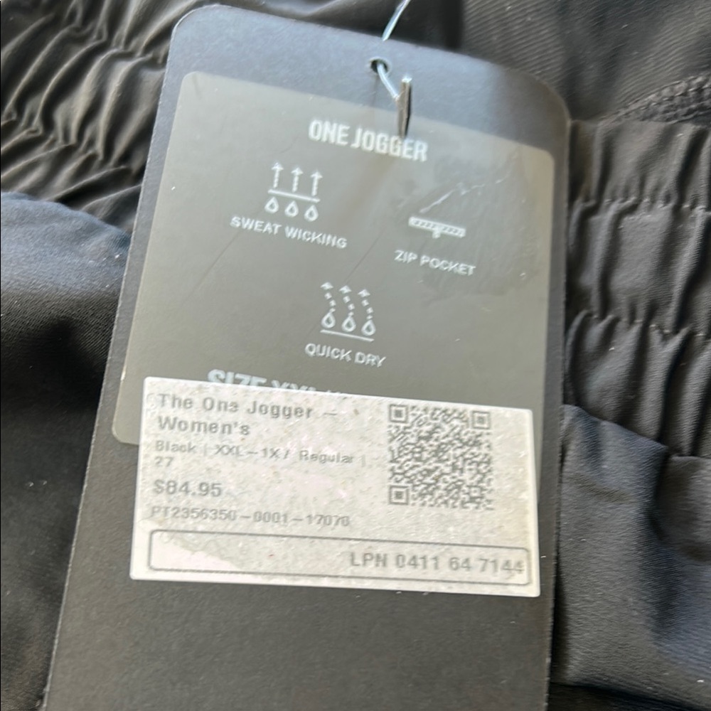 The One Jogger sz. XXL/1X new with tags. Original price $84.95, asking $30.